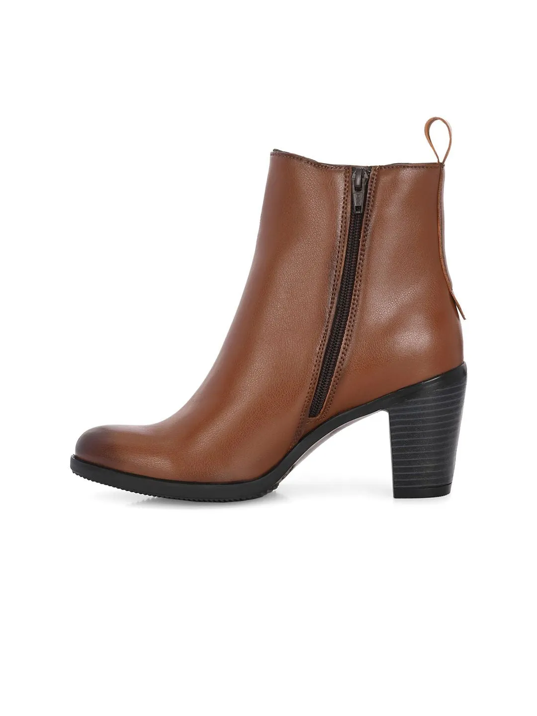 Delize Women Block-Heeled Winter Boots