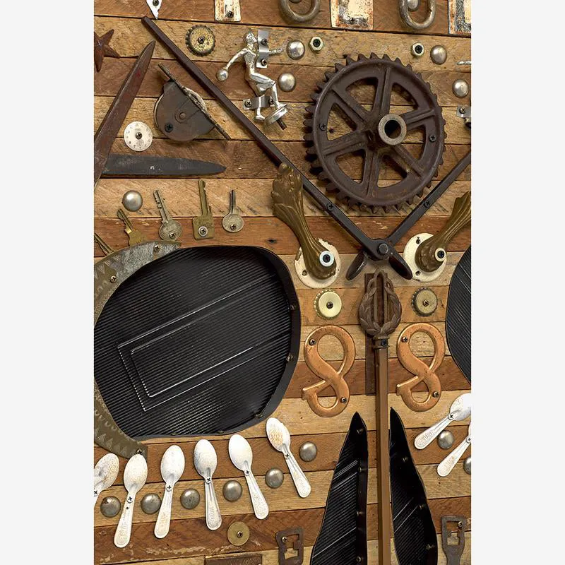 EARLY MAN (NATURAL) original mixed media wall art