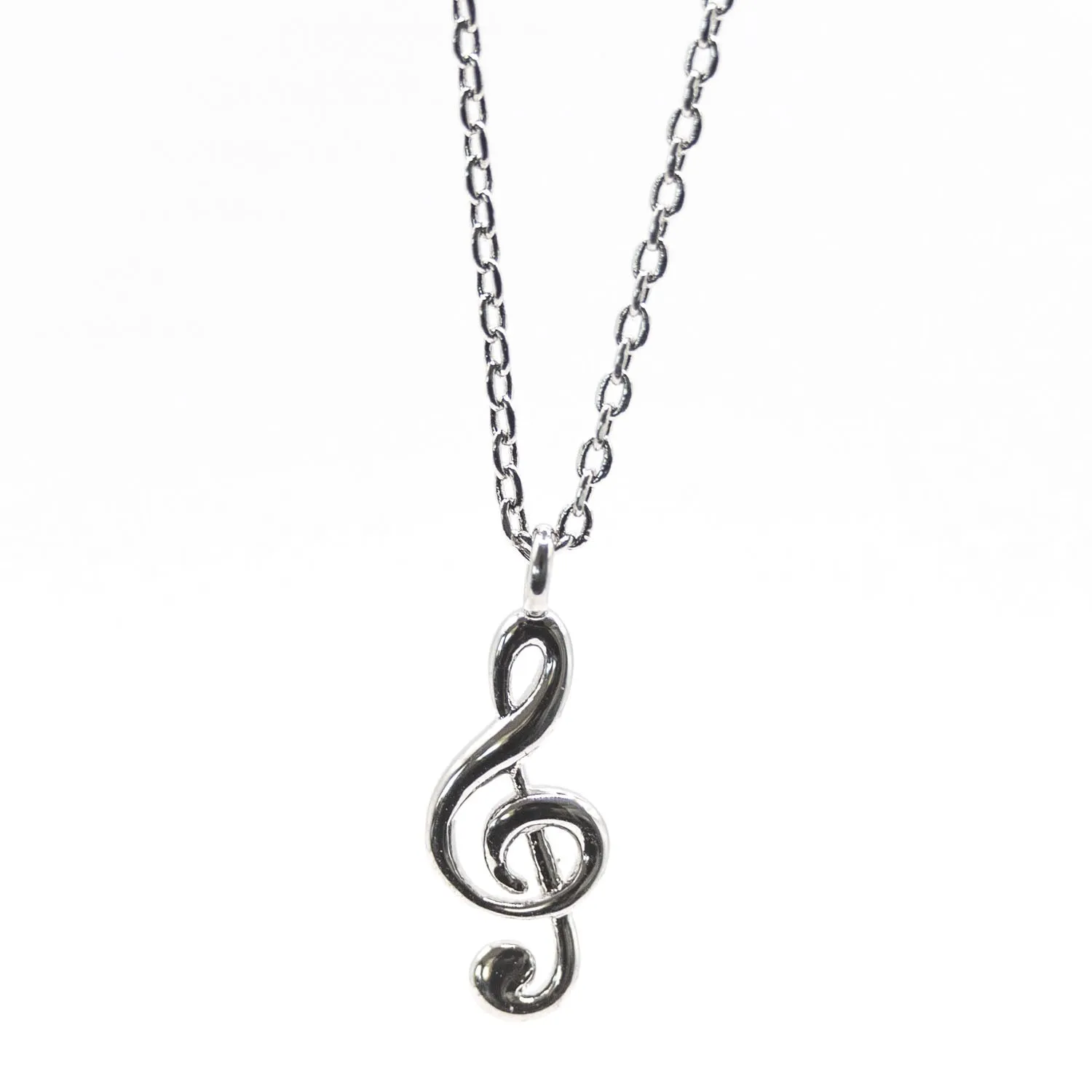 Empire Cove 14K Gold Sterling Silver Dipped Jewelry Musical Note Pendant Necklace