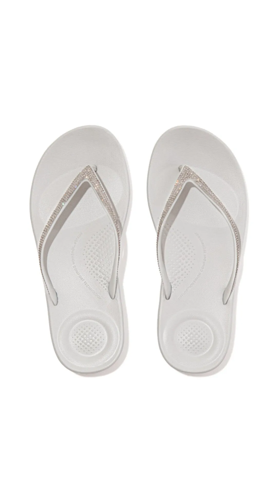 Fitflop iqushion sparkle- white