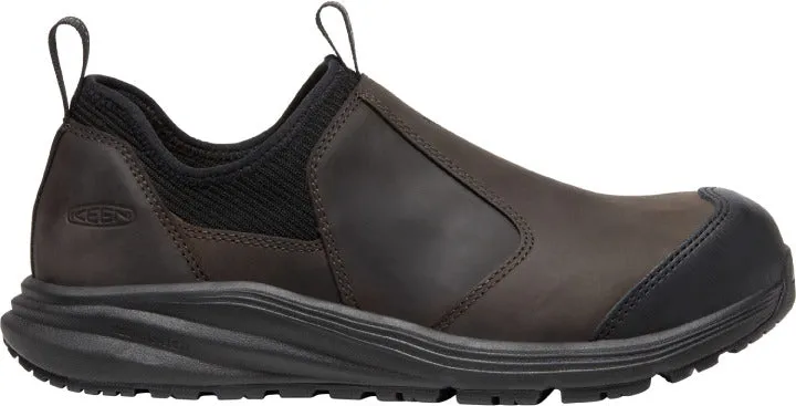 'Keen Utility' Men's Vista Energy Shift ESD Slip On Comp Toe - Coffee Bean / Black