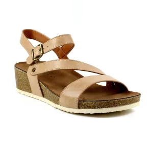 Lunar JLH358 Cluster Beige Womens Comfortable Summer Slingback Sandals