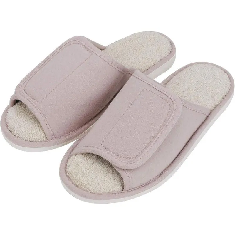 Non Slip Arthritis Slippers – Open Toe with Velcro Closure