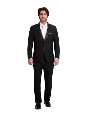 S.H. Churchill Men's Black Notch Lapel Tuxedo Jacket